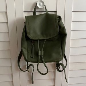 Army Green Mini Backpack